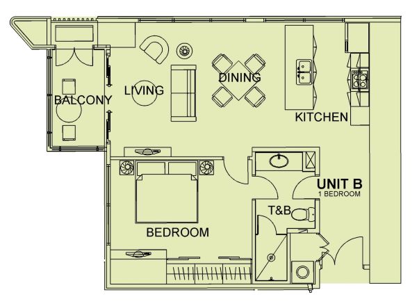 garden towers 1 bedroom makati city